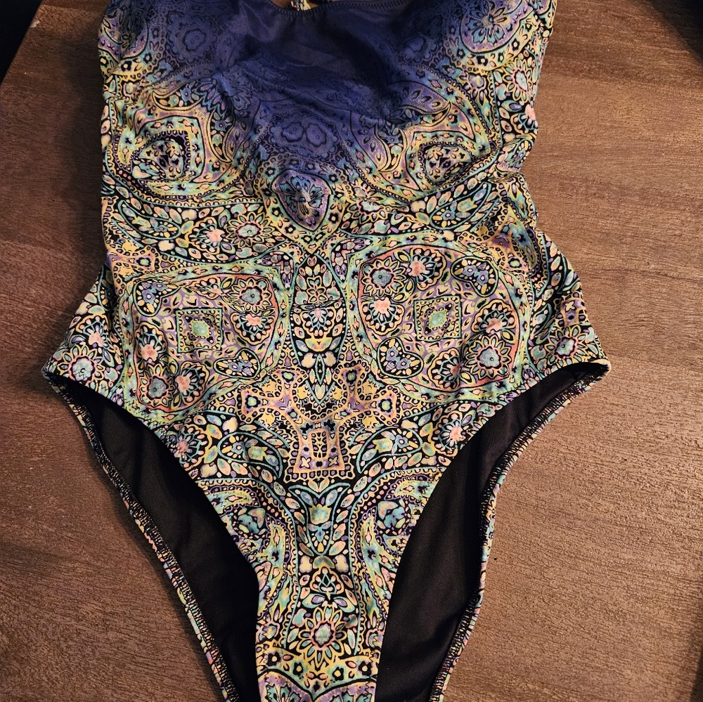 VICTORIA SECRET Boho Paisley one piece bathing suit- Never Worn!